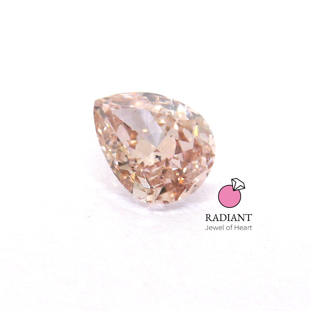 0.20 Natural Fancy Brown Pink SI2 Diamond