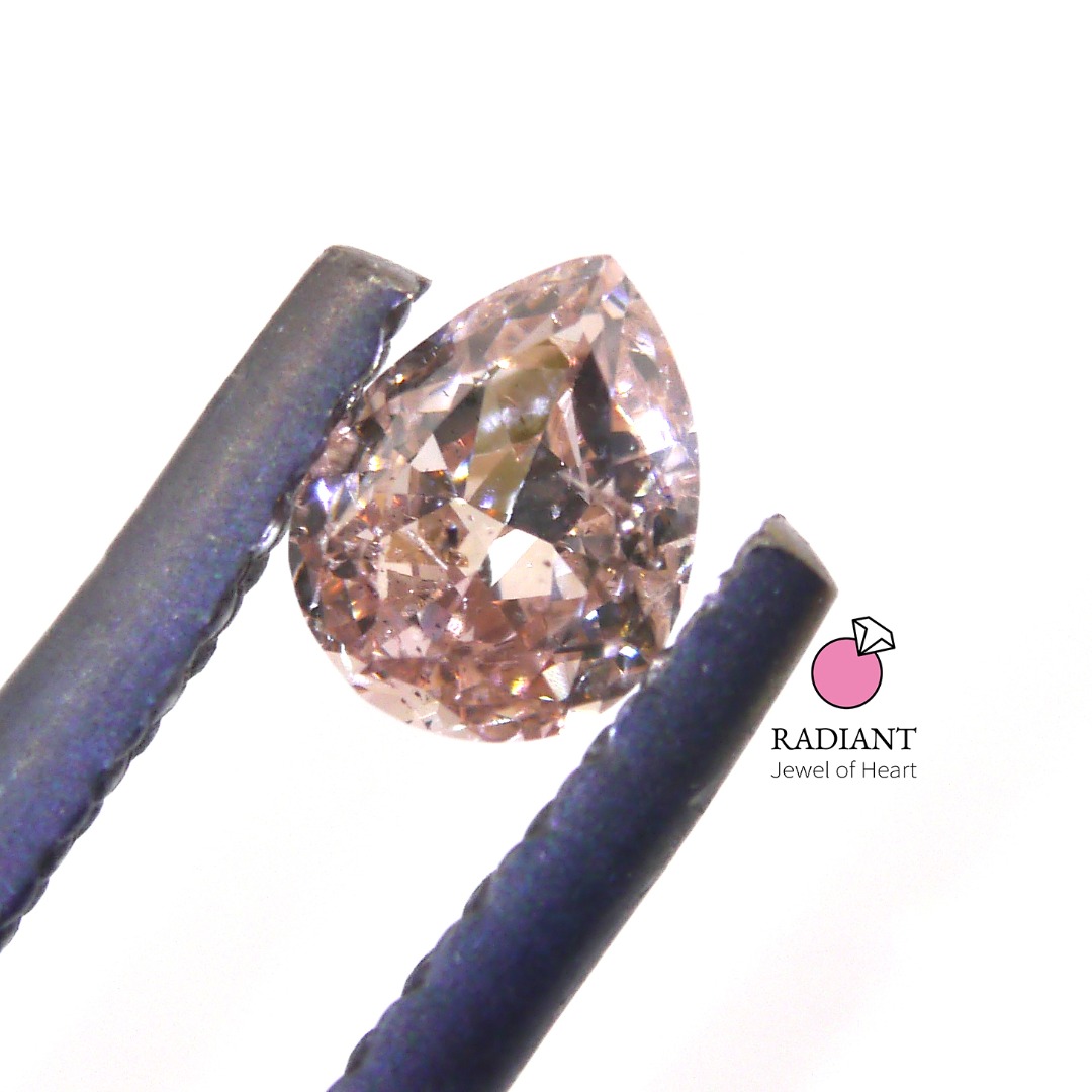 0.20 Natural Fancy Brown Pink SI2 Diamond