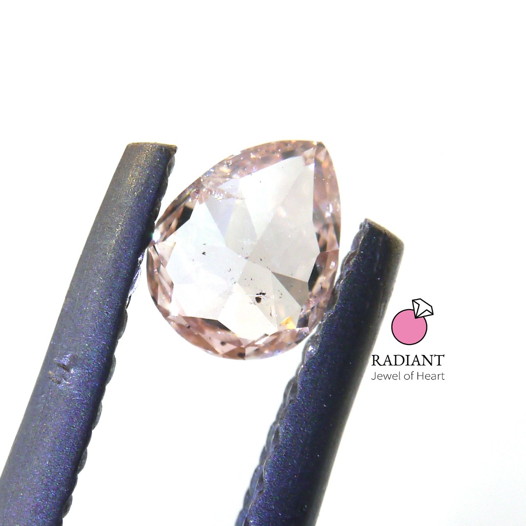 0.20 Natural Fancy Brown Pink SI2 Diamond