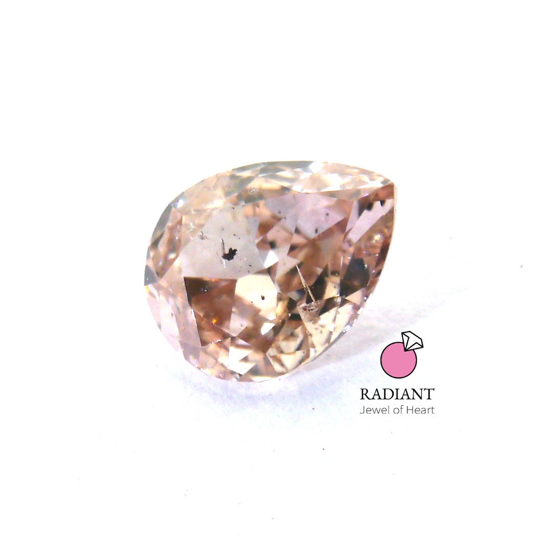 0.20 Natural Fancy Brown Pink SI2 Diamond