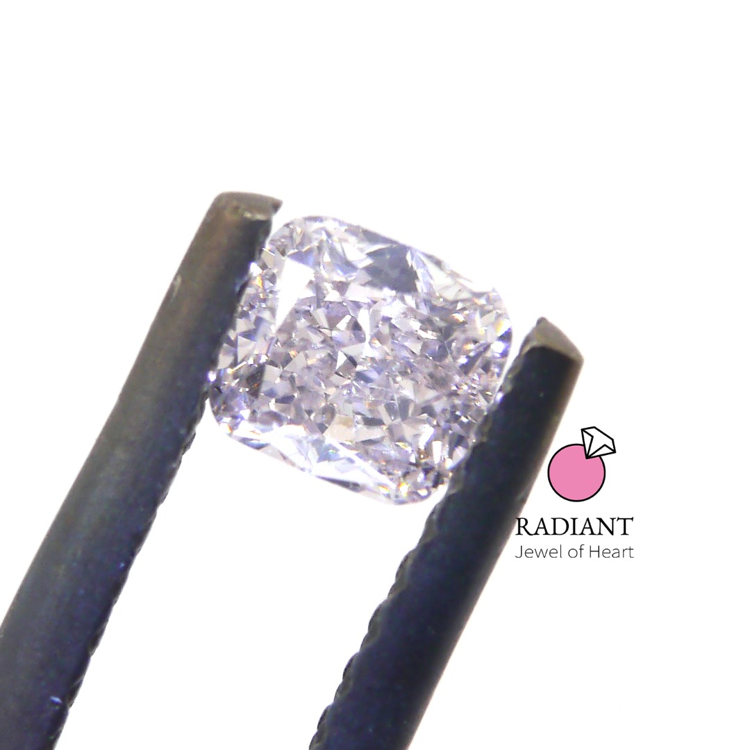 0.35 Natural Very Light Pinkish Brown SI1 Diamond
