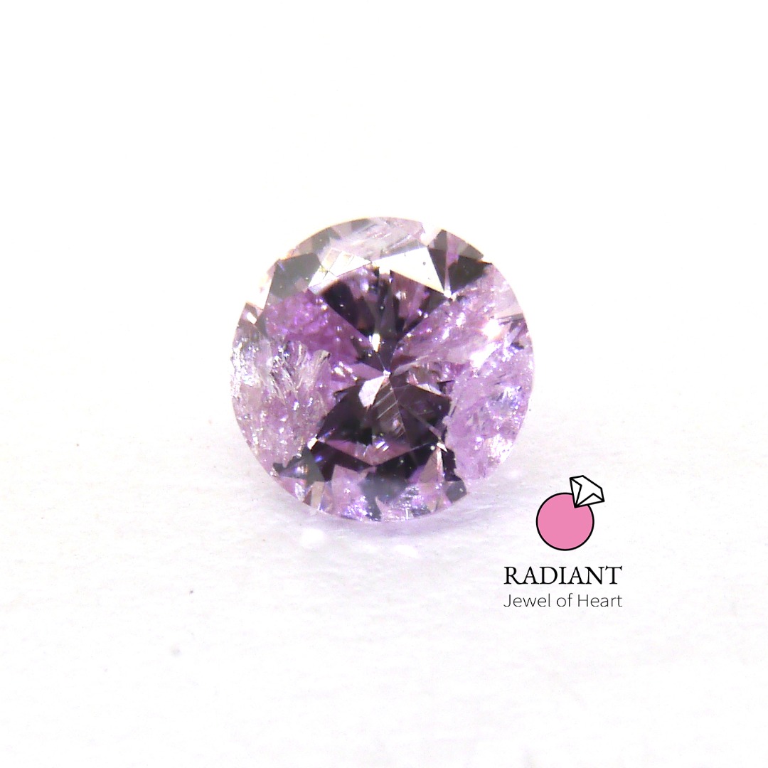 0.15 Natural Fancy Purple Pink Diamond