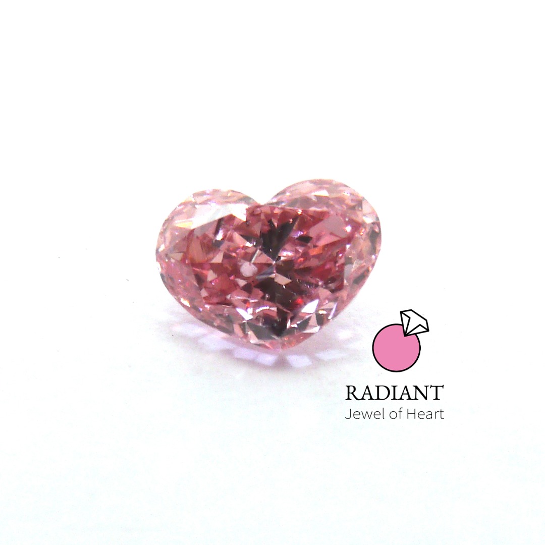 0.17 Natural Fancy Intense Pink SI2 Diamond