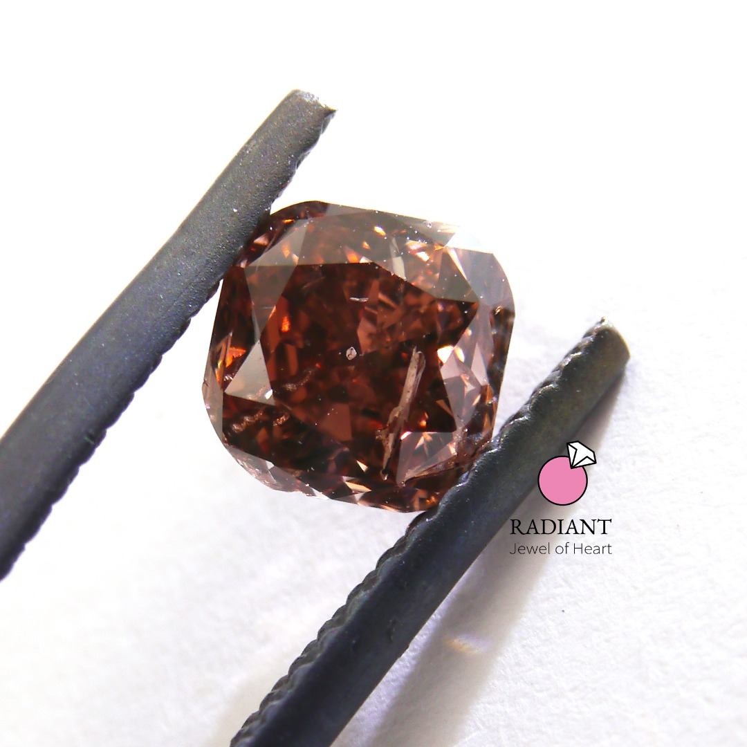 1.03 Natural Fancy Deep Brown Pink Diamond