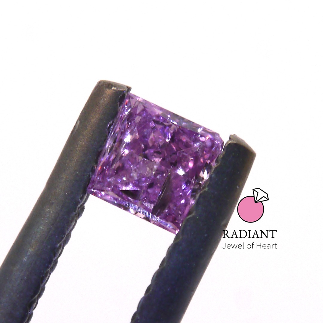 0.16 Natural Fancy Intense Pink Purple Diamond