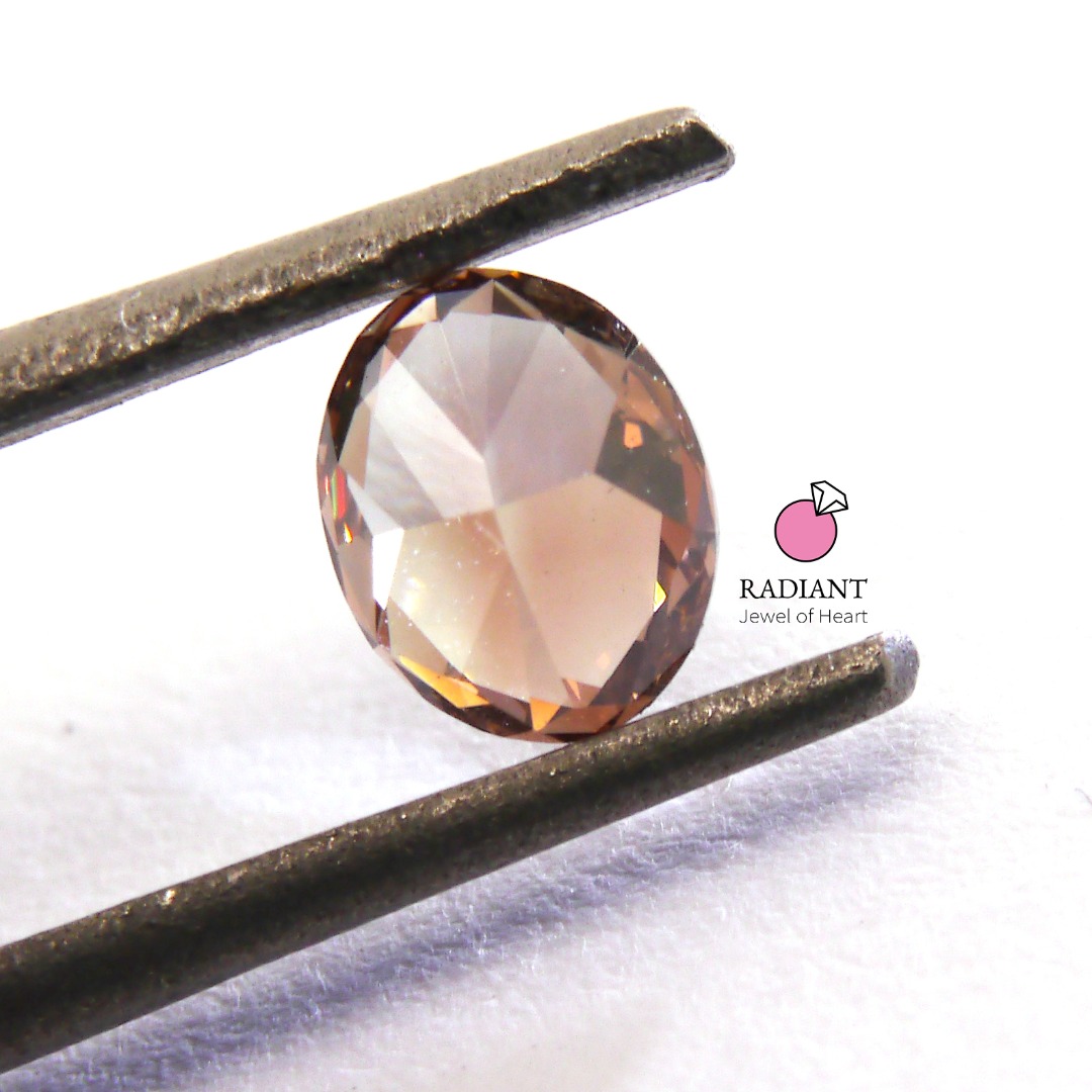 0.37 Natural Fancy Dark Pinkish Brown VS1 Diamond