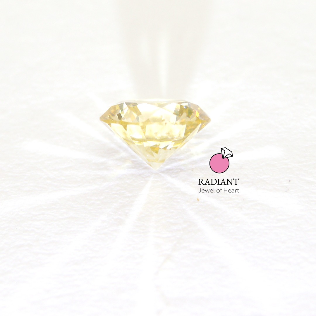 0.38 Natural Fancy Brownish Orangy Yellow SI2 Diamond