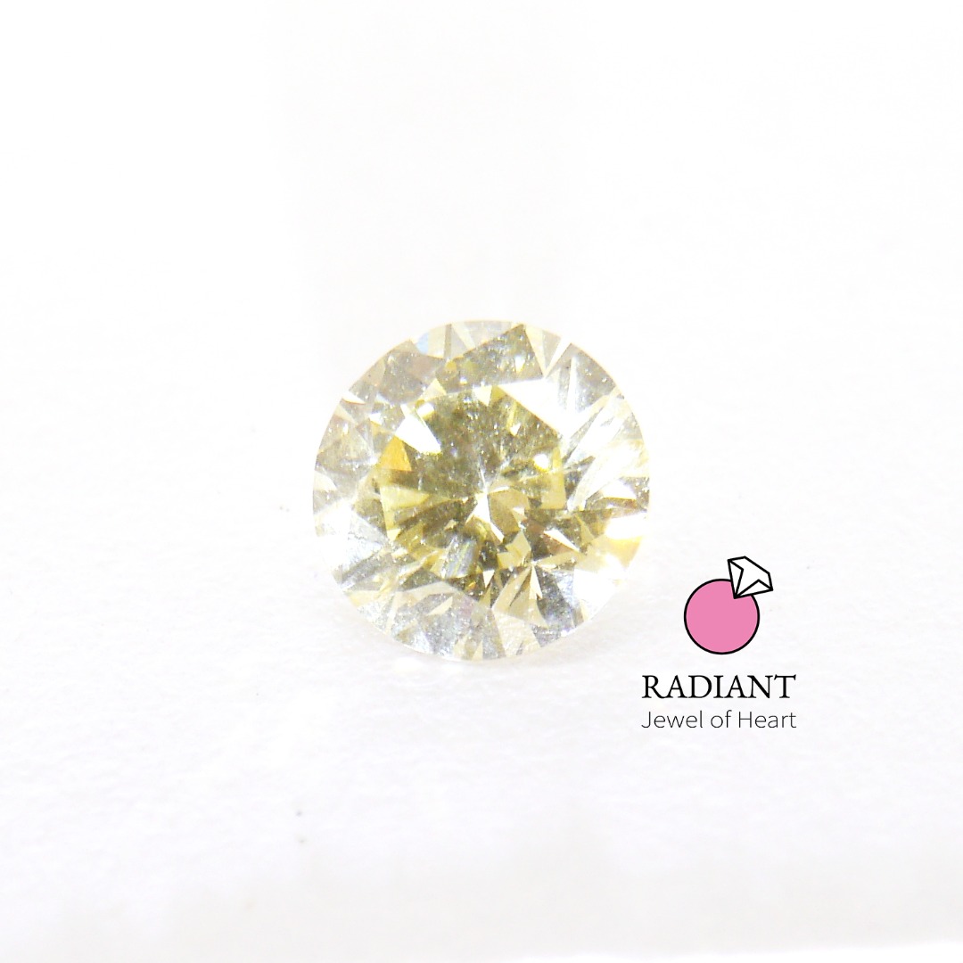 0.31 Natural Fancy Light Yellow I1 Diamond