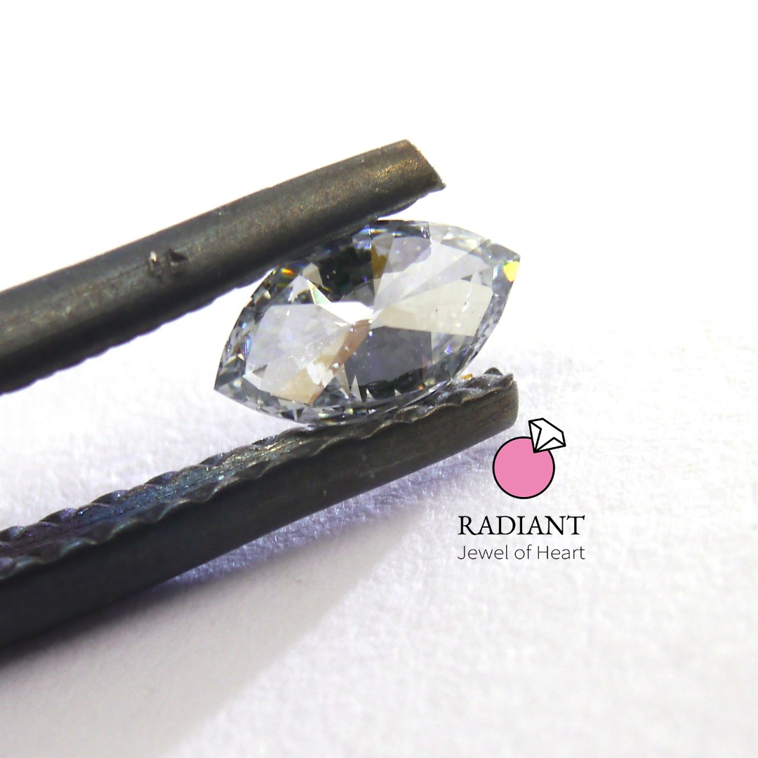 0.19 Natural Fancy Light Grey Green Diamond