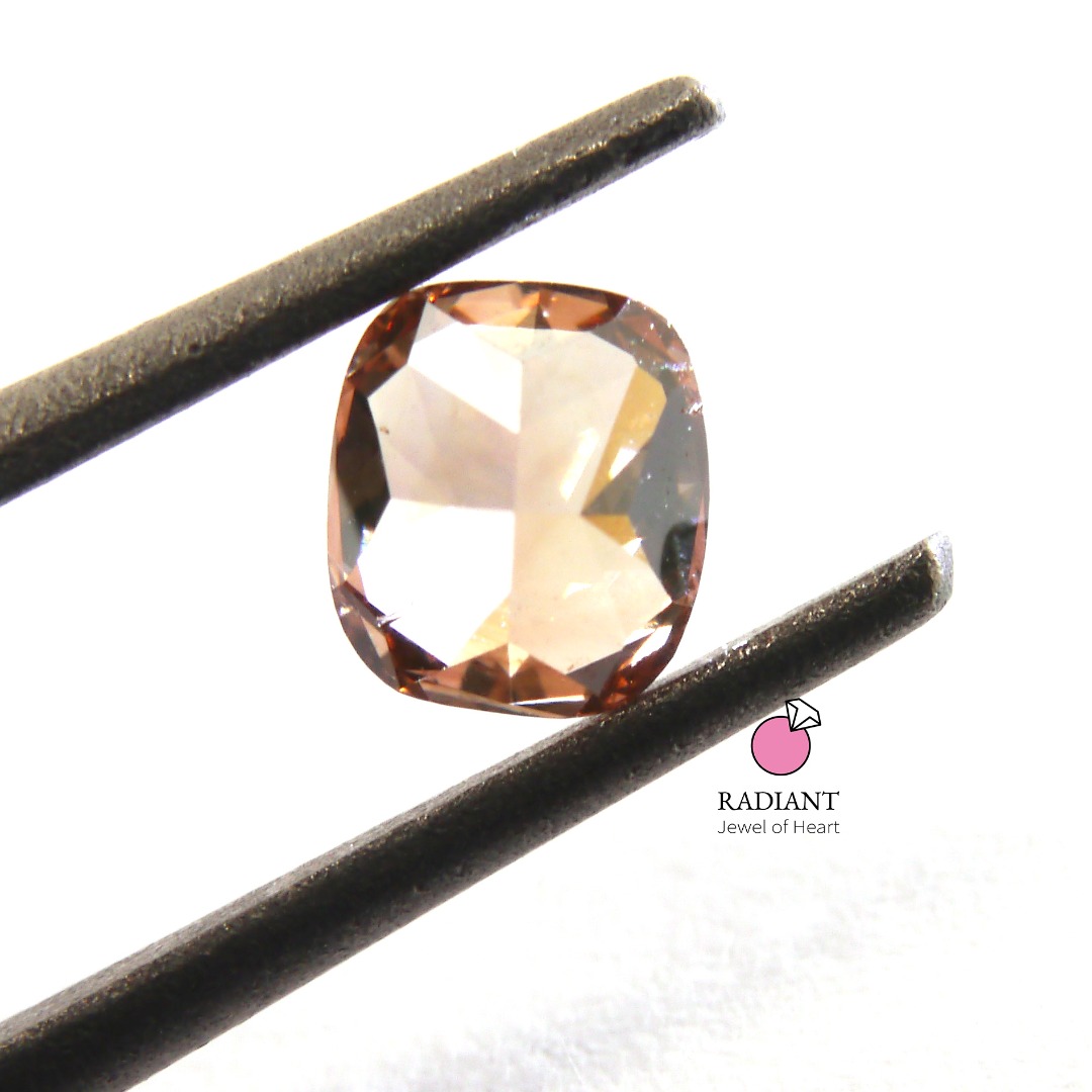 0.47 Natural Fancy Brown-Orange si1 Diamond