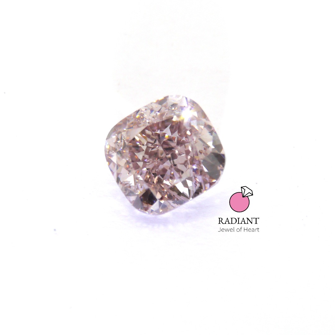 0.64 Natural Fancy Pink Brown SI2 Diamond