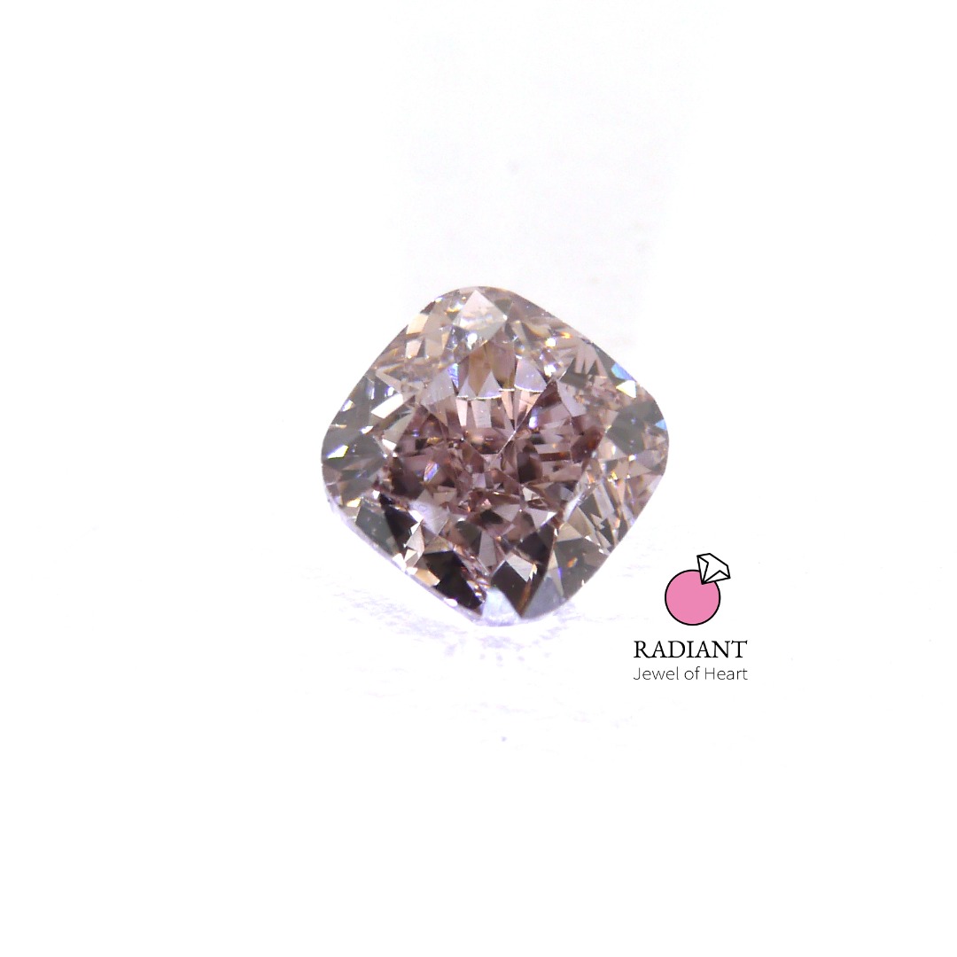 0.62 Natural Fancy Pinkish Brown VS2 Diamond