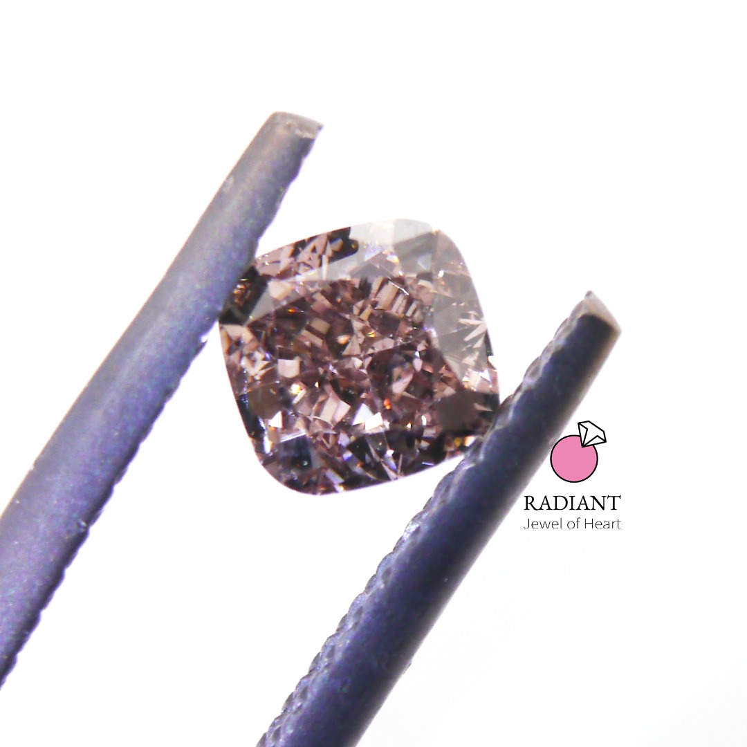 0.62 Natural Fancy Pinkish Brown VS2 Diamond