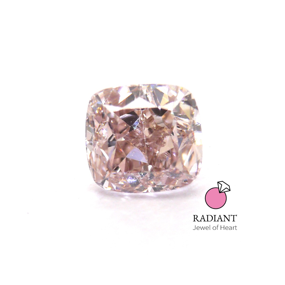 0.41 Natural Fancy Brown Pink SI2 Diamond