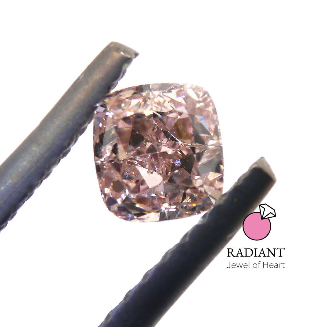0.41 Natural Fancy Brown Pink SI2 Diamond