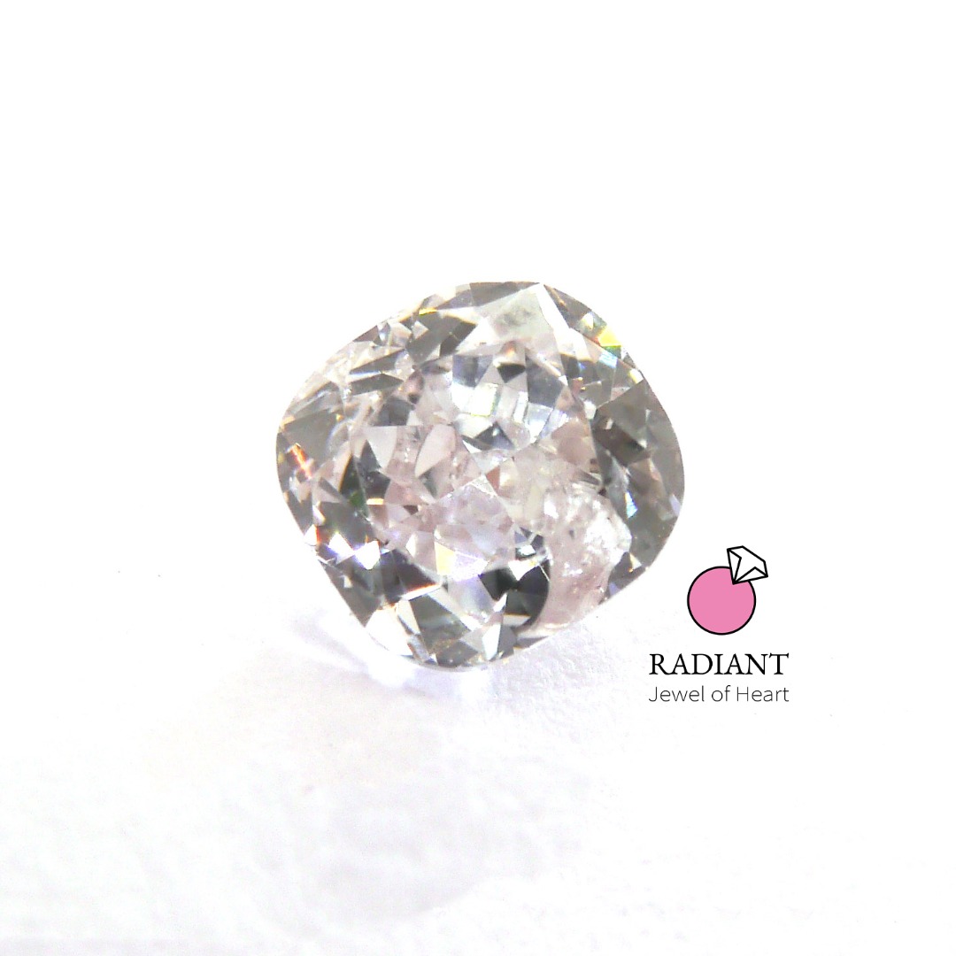 0.38 Natural Very Light Pinkish Brown Diamond