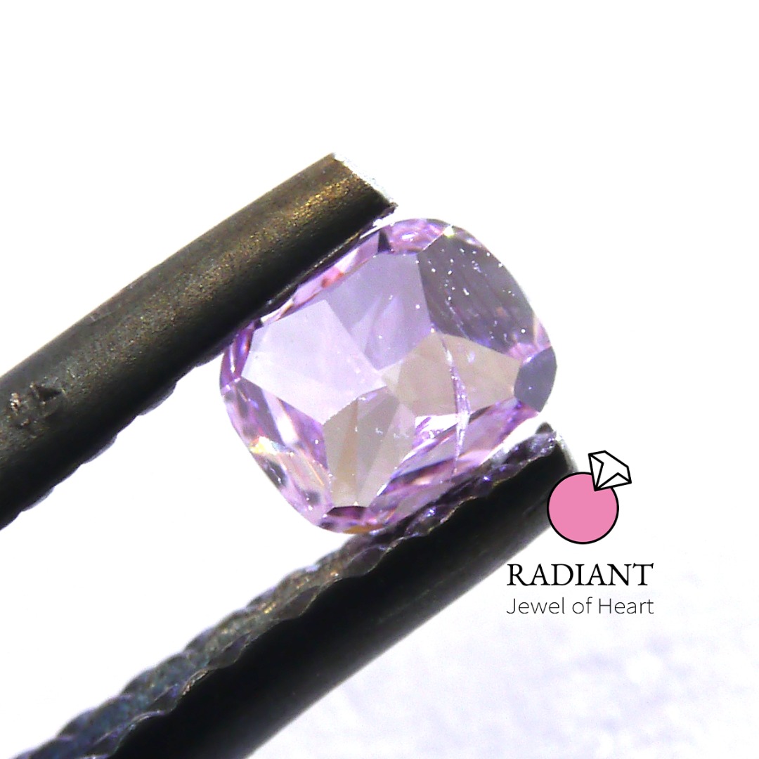 0.26 Natural Fancy Intense Pinkish Purple Diamond