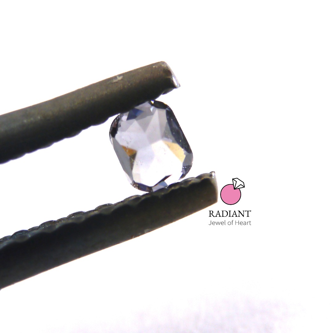0.08 Natural Fancy Dark Violet-Gray Diamond
