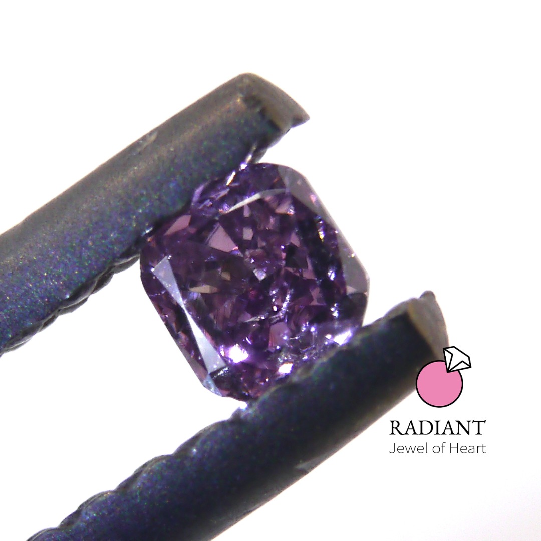 0.09 Natural Fancy Deep Pink Purple Diamond (sold)