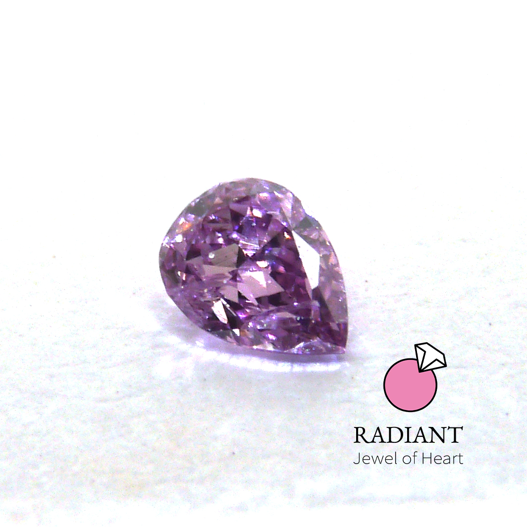 0.04 Natural Fancy Deep Purple Pink Diamond