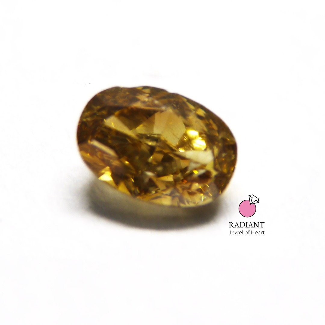 0.50 Natural Fancy Brown Yellow Diamond