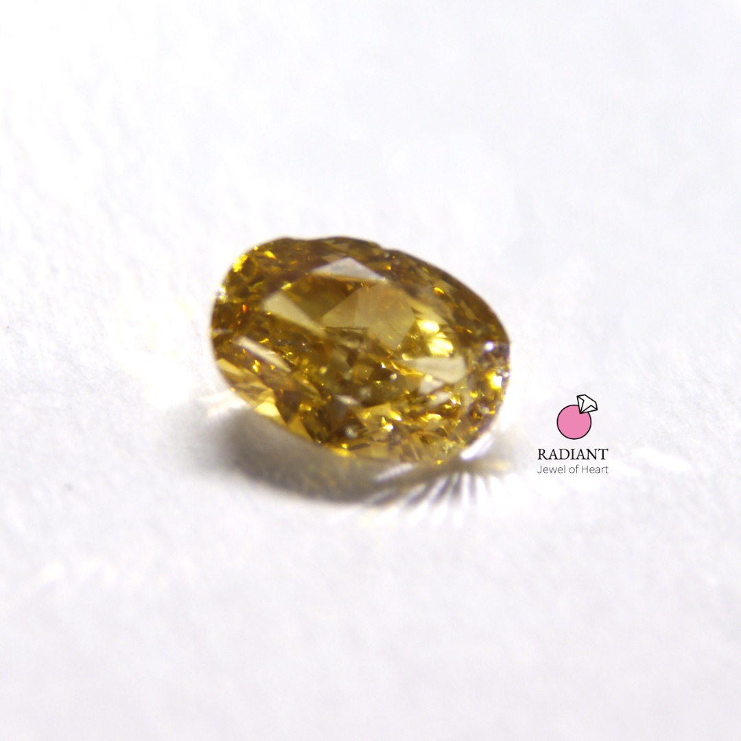 0.50 Natural Fancy Brown Yellow Diamond